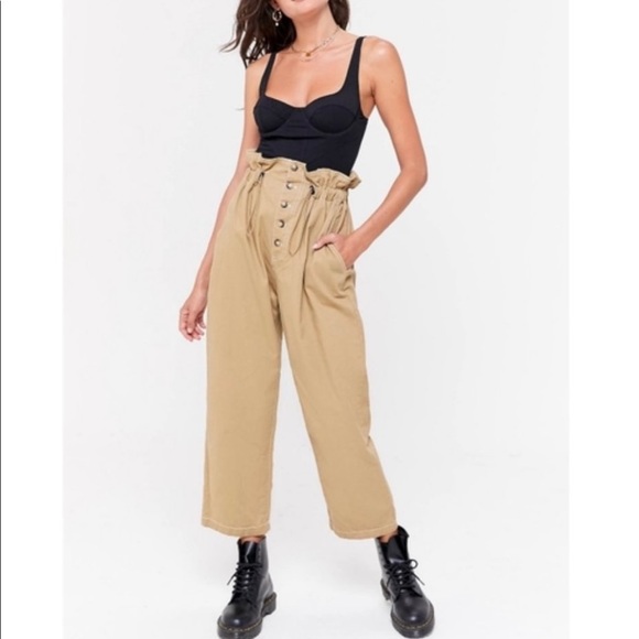 Urban Outfitters Pants - NEVER WORN! Urban outfitters high waisted paper bag pants